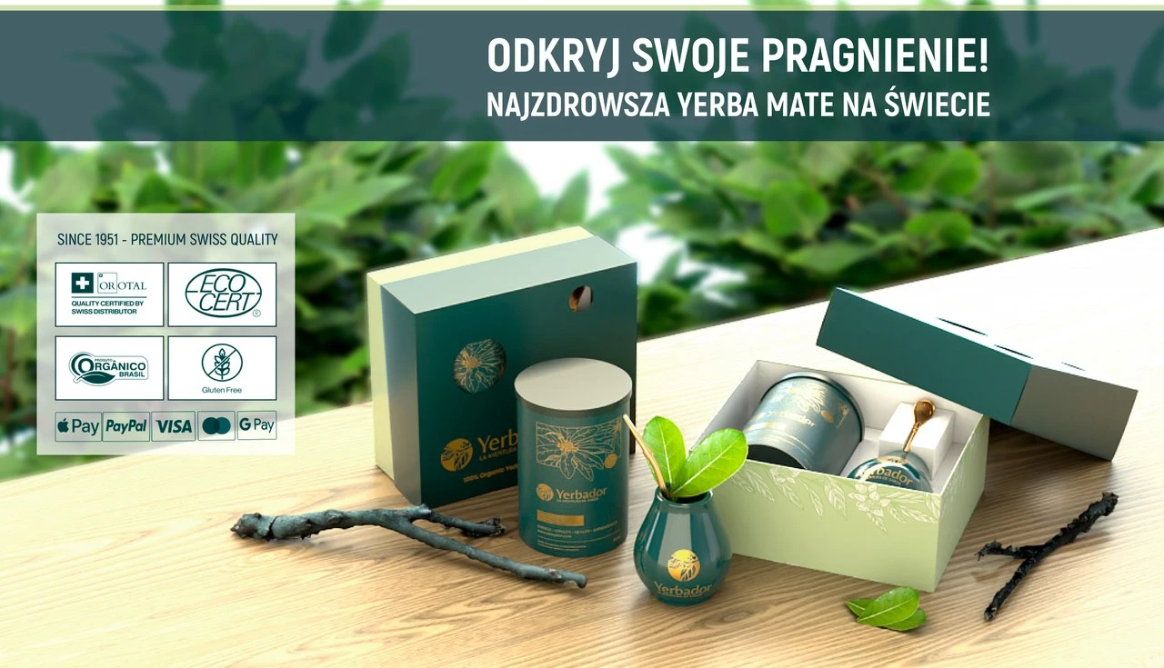 Odkryj swoje pragnienie! Najzdrowsza yerba mate na świecie. Yerbador matero, puszka, bombilla, szusz yerba mate